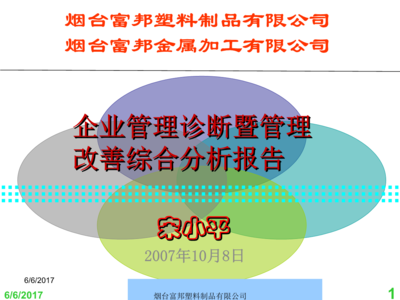 台富邦塑料制品与金属加工2007年人力资源管理与改善综合分析报告